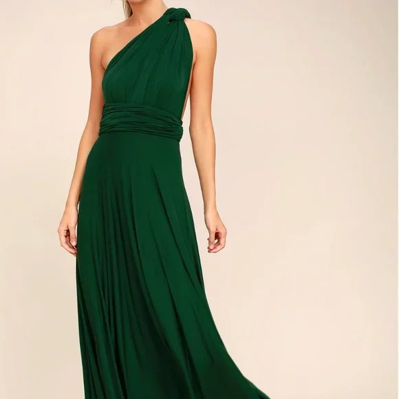 Tricks of the Trade Forest Green Maxi Dress - Picture 2 of 5